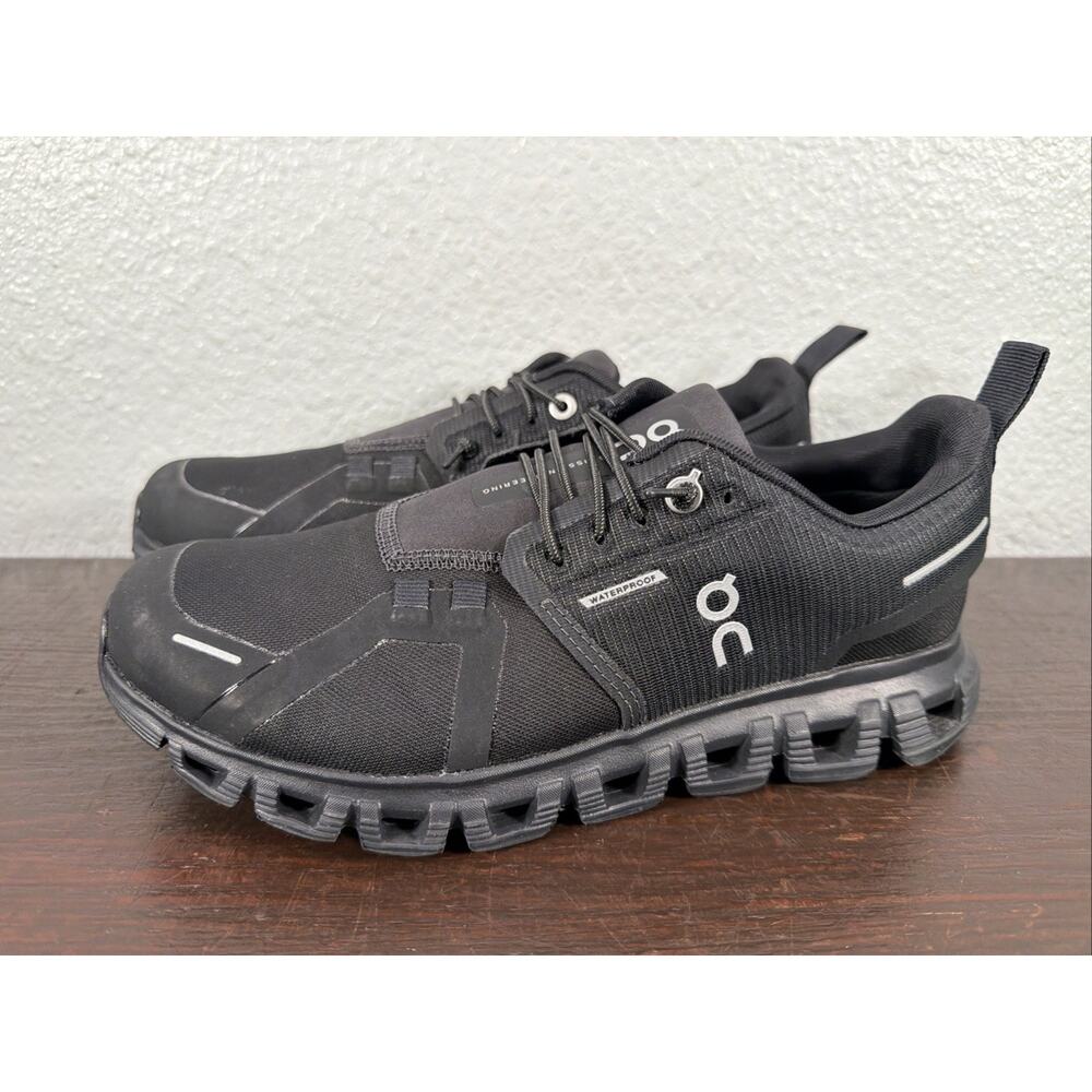 On Running Cloud 6 Waterproof All Black 3WF10051043 Women's Size 7